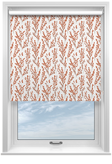 Willow Field, Burnt Orange - Twist&Fit Roller Blind